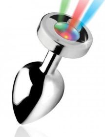 Booty Sparks Light Up Large Anal Plug - XRAG173L