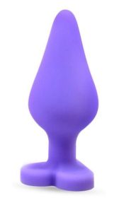 Naughtier Candy Heart Purple Butt Plug - TCN-BL95720
