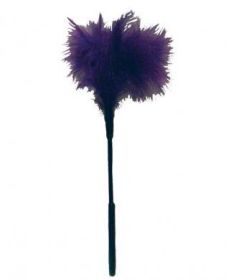 Sex &amp; Mischief feather tickler - purple - TCN-SS100-71