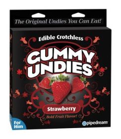 Edible Male Gummy Undies Strawberry - TCN-PD7509-60