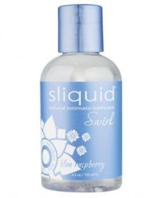 Sliquid swirl lubricant blue raspberry - 4.2 oz bottle - TCN-7634-02