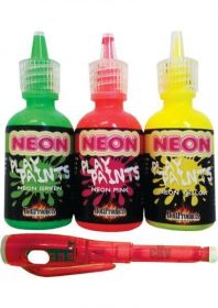 Neon Body Paints 3 Pack Carded - HO2808
