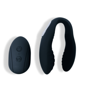 Hestia ‚Äì Lightweight U-Shaped Vibrator, G-Spot Clitoral Vibe - Black
