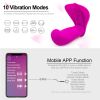Wearable Panty Vibrator and Adult Sex Toys with APP Remote Control;  Clitoral Vibrator Stimulator Sexual Pleasure Tools for Women - Rose