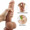 10 inches Realistic 1:1 Huge Big Dildo Suction Cup Anal Vagina Sex Toy LGBT Friendly Huge Ballsacks - Big