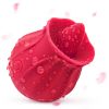 CR-Niannujiao tongue licking sucking vibrator rose red - rose red