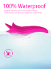 Clit Licking Tongue Sucking Vibrator G-Spot Oral Massager Sex Toys For Women US - Image color